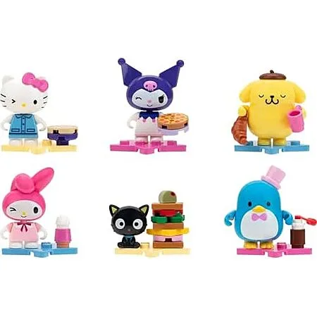 $10.54* | 6-Pack BLDR Hello Kitty & Friends Minifigures: Hello Kitty, Kuromi, My Melody, Tuxedosam, Chococat, & Pompompurin at Amazon