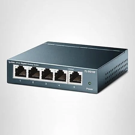 $12.11 | TP-Link TL-SG105 5-Port Unmanaged Desktop Switch + 10% Back w/ Prime Visa Card at Amazon
