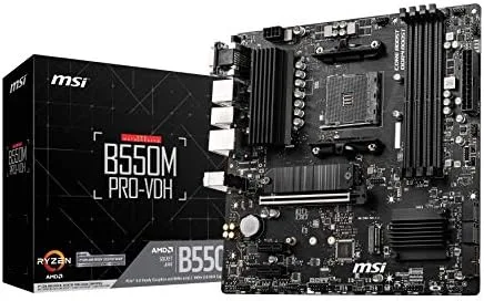 [NEW] $69.99 | MSI B550M PRO-VDH ProSeries Motherboard at Amazon