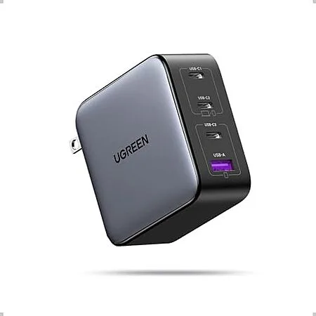 $33.23* | UGREEN 100W Nexode 4-Port GaN Foldable Wall Charger (3x USB-C + 1x USB-A) at Amazon