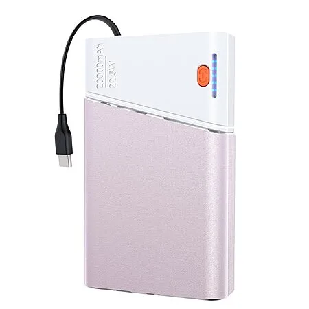 Prime: Kesguar Portable Charger 20000mAh 22.5W PD Fast Charging Power Bank Built-in Cable Metal Case $14.99 + Free Shipping