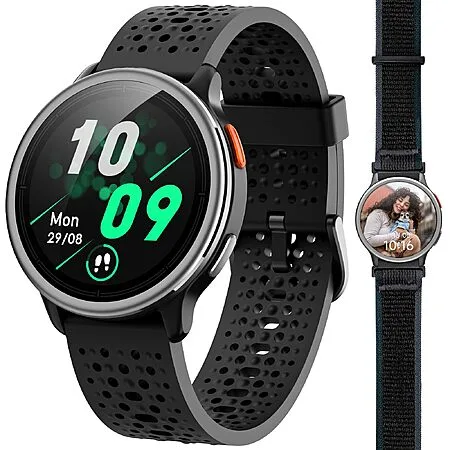 Quican Smart Watch for Women & Men, Compatible with iPhone & Android at Quican via Amazon