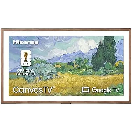 $629.99* | Hisense 50" Hi-QLED S7 CanvasTV Series 4K UHD Google Smart Art TV at Amazon