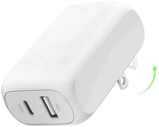 [Prime] $16.99 | Belkin 42W Dual Port Charger Block, USB-C + USB-A Fast Charging at Amazon