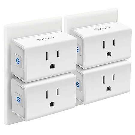 [Prime] $21.99* | 4-Pack Kasa Smart Plug Ultra Mini 15A, EP10P4, Smart Home Wi-Fi Outlet + 25% Back w/ Prime Visa Card at Amazon