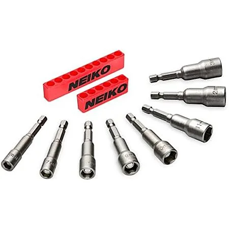 $8.35* | 8-Piece Neiko 10065A Hex Shank Magnetic Power Impact Nut Driver Set at Amazon