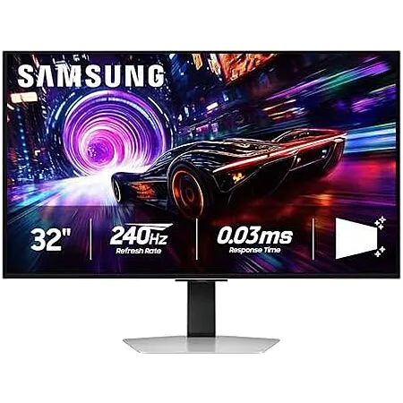 [AC] $729.99* | 32″ Samsung Odyssey QD-OLED G8, 4K, 240Hz, Gaming Monitor, 0.03ms (G81SF) at Amazon
