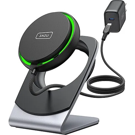 INIU MagPro 15W Magnetic Fast Charging Wireless Charger Stand $10.50