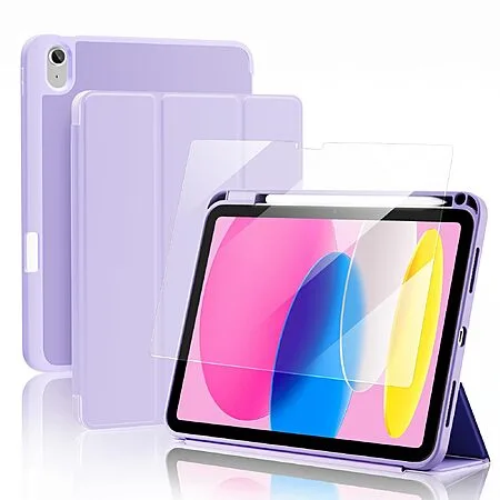 Amazon - ProCase iPad A16/10th Gen Smart Case + Screen Protector - $8.09