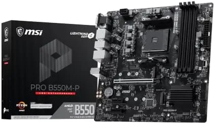 $69.99* | MSI PRO B550M-P AM4 AMD B550 Micro ATX Motherboard at Amazon