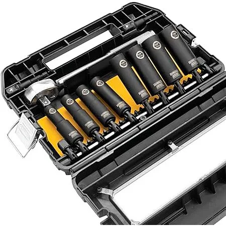 10-Pc DeWALT 1/2" Drive Impact Socket Set w/ 1/4" to 1/2" Adapters $38.60 + Free S&H