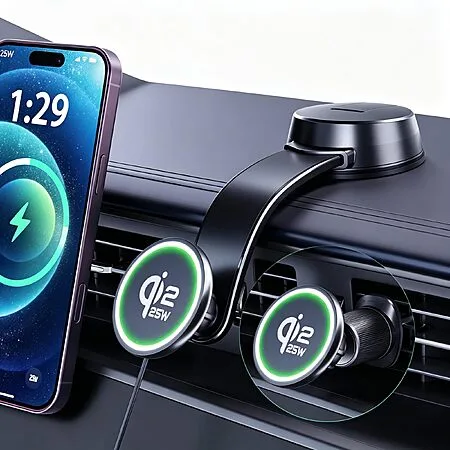 Tuorl Qi2.2 25W for MagSafe Wireless Car Charger Mount - $19.99 AC