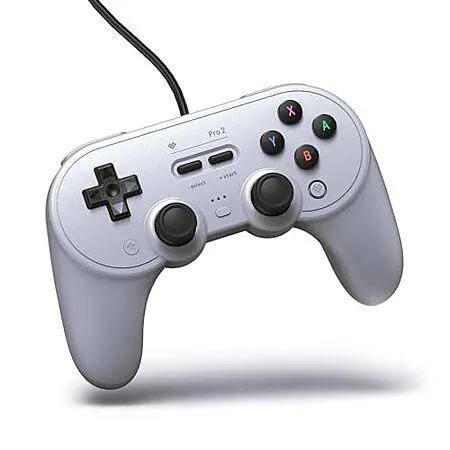 $24.99 | 8BitDo Pro 2 Wired Controller for Switch, Windows, Steam Deck & Raspberry Pi (Gray Edition) at Amazon