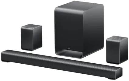 $249.99** | TCL S65K 5.1-Channel Soundbar System w/ Wireless Subwoofer & Surround Speakers at Amazon
