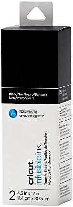 [NEW] $1.18 | Cricut Infusible Ink Transfer Sheets, Black (4.5" x 12") at Amazon