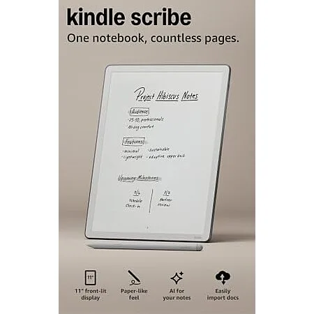 $379.99 | Amazon Kindle Scribe 32GB (newest model) + 3 months of Kindle Unlimited at Amazon