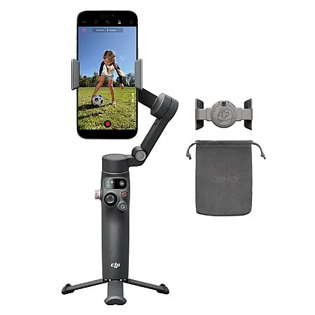 DJI Osmo Mobile 8 Standard Combo Gimbal Stabilizer for Phone, AI Native Tracking, 360° Pan Rotation, Robust 3-Axis Stabilization $92