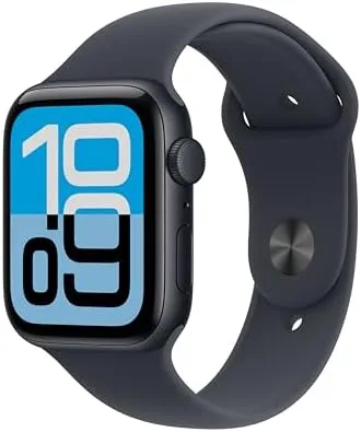 $199.99 | Apple Watch SE 3 [GPS 44mm] Smartwatch with Midnight Aluminum Case with Midnight Sport Band - M/L at Amazon