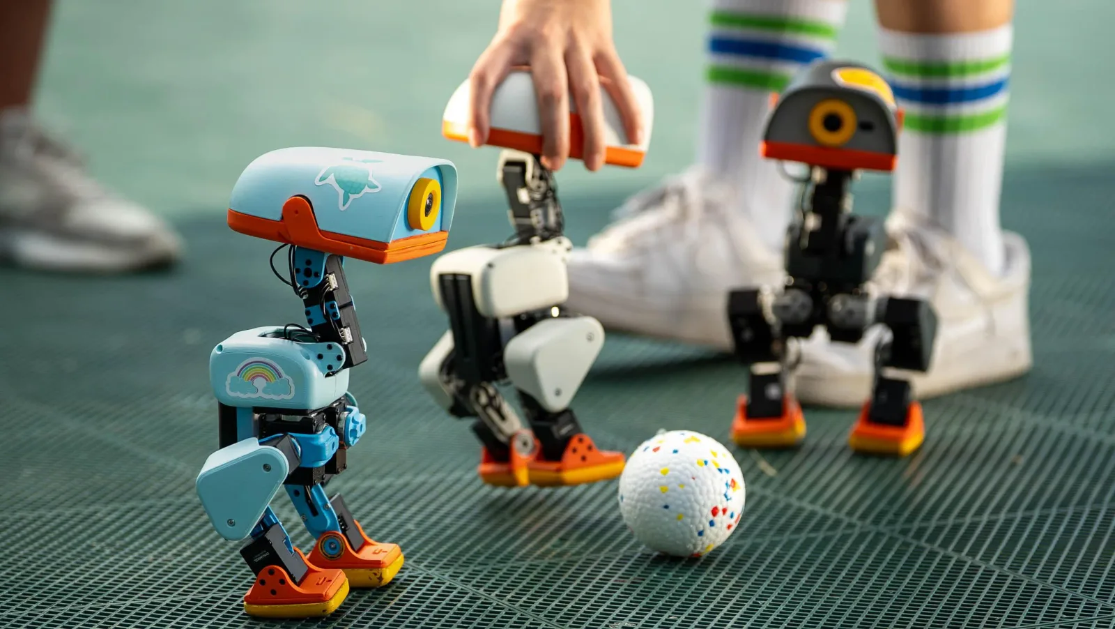 Hugging Face’s new robot is an adorable rollerskating duck