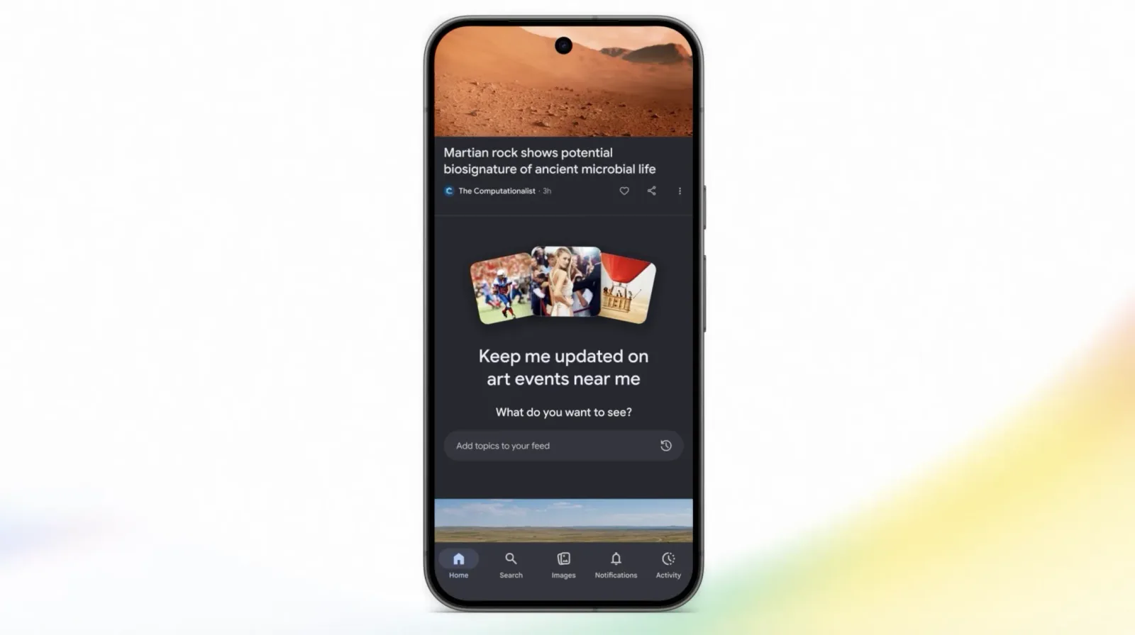 Google Discover is getting an AI chatbot-tuned feed