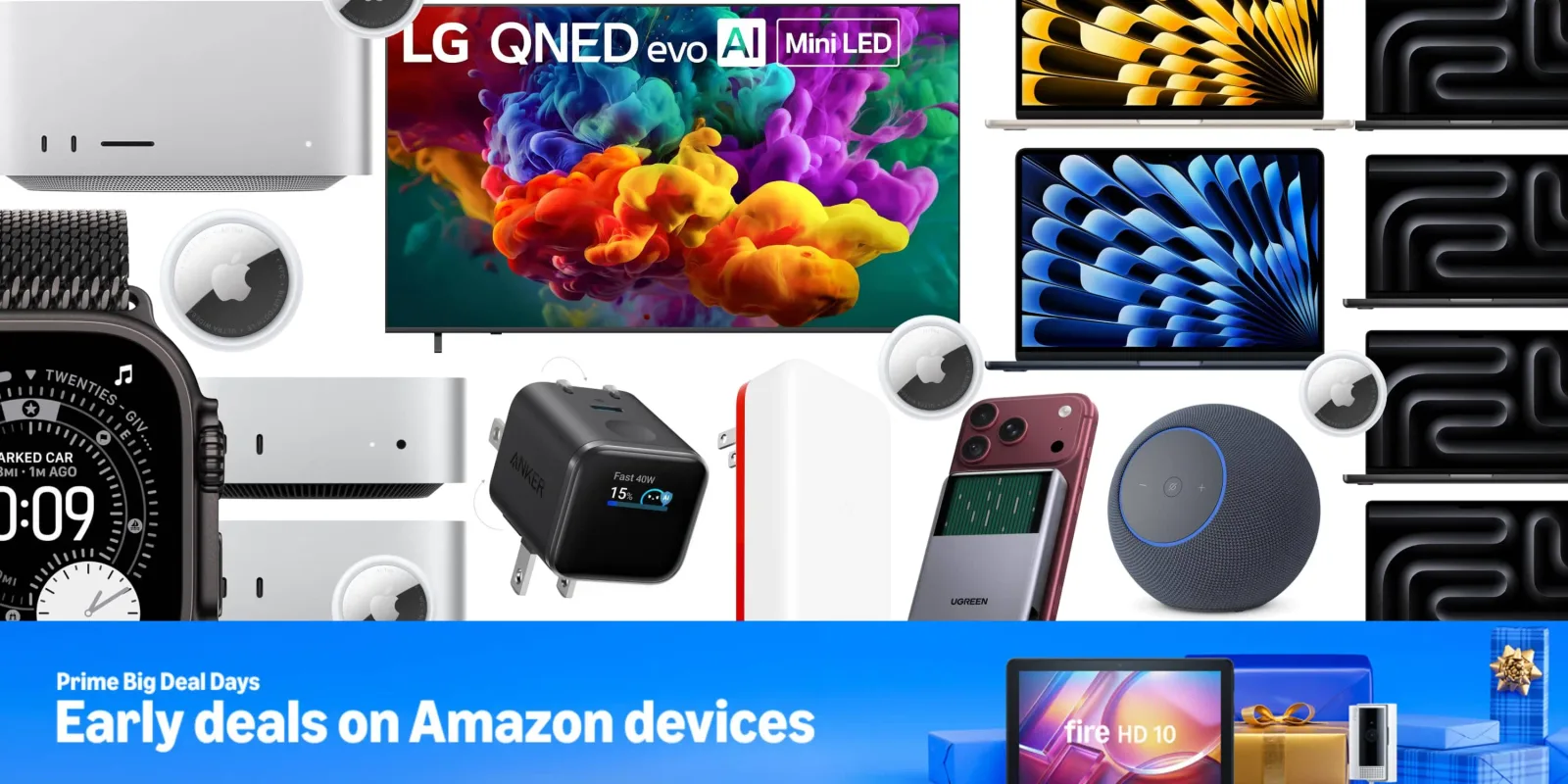 Early fall Prime Day deals now live: MacBook, AirTag 2, MagSafe gear, TVs, smart speakers, more