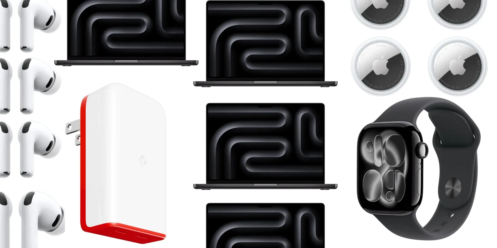 Deals: M5 Pro MacBook Pro 24GB $500 off, 48GB $400 off, Find My charger $40, AirPods, more