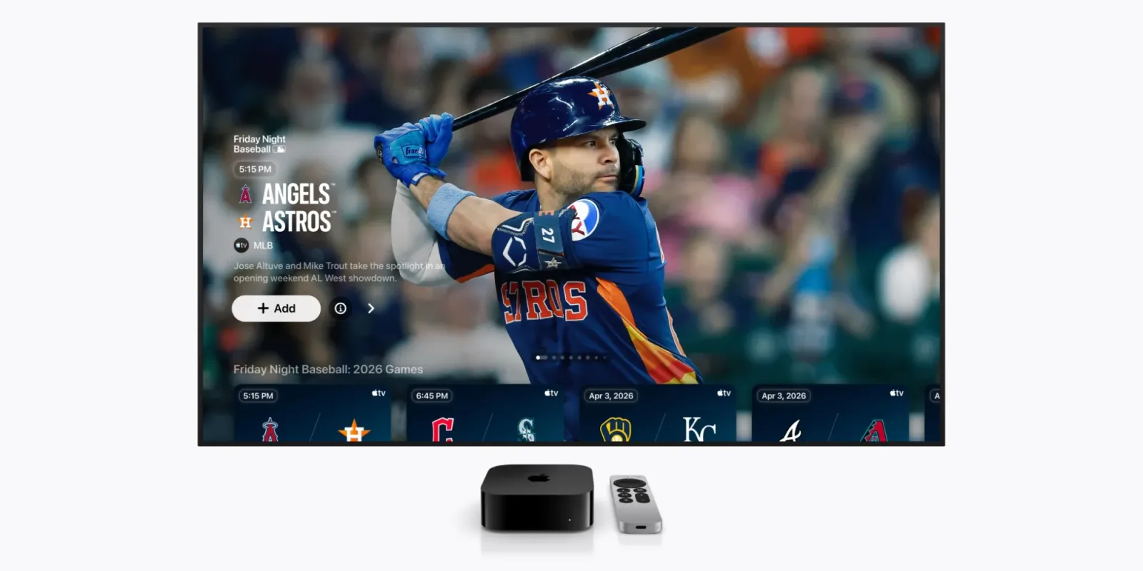 Apple TV unveils August ‘Friday Night Baseball’ schedule