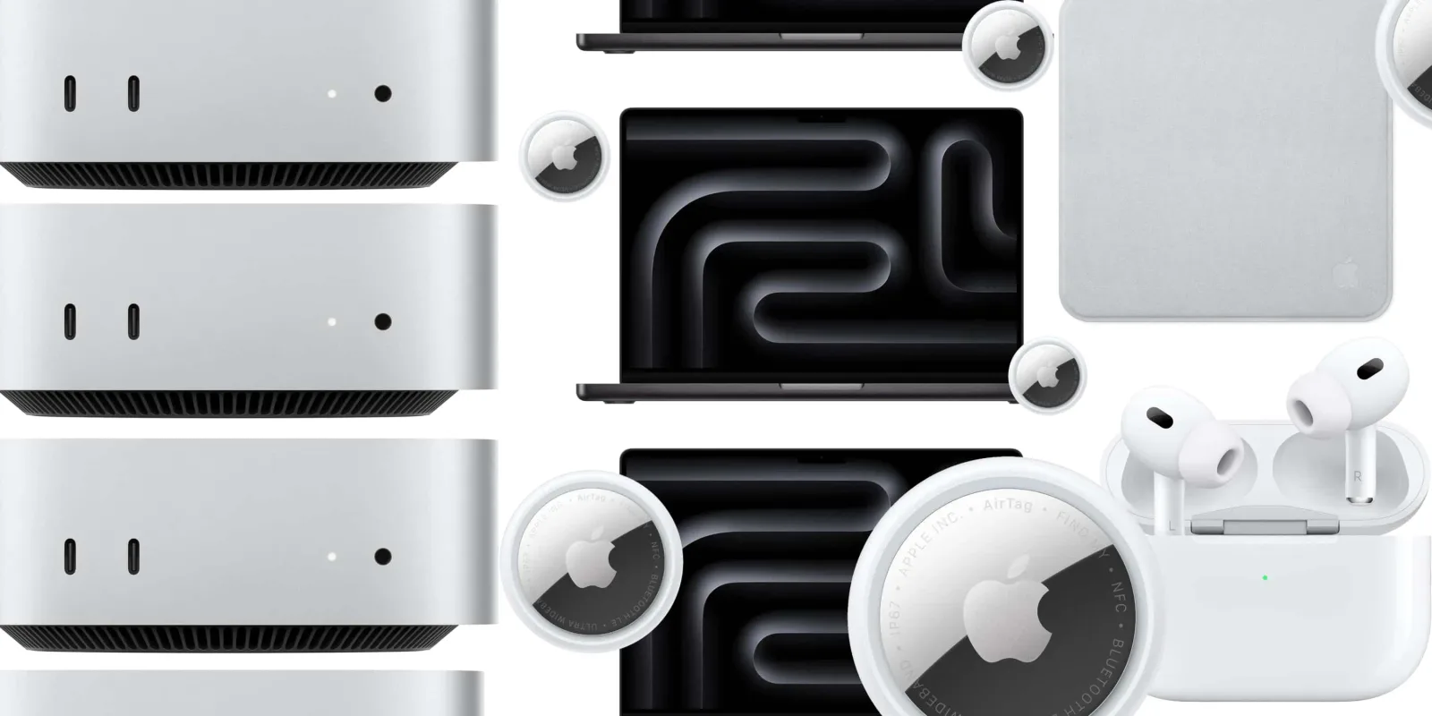 Deals: M6 Mac mini $500+ off with M4 trades, AirTag 2 $20 each, 48GB M5 Pro MacBook Pro $400 off, more
