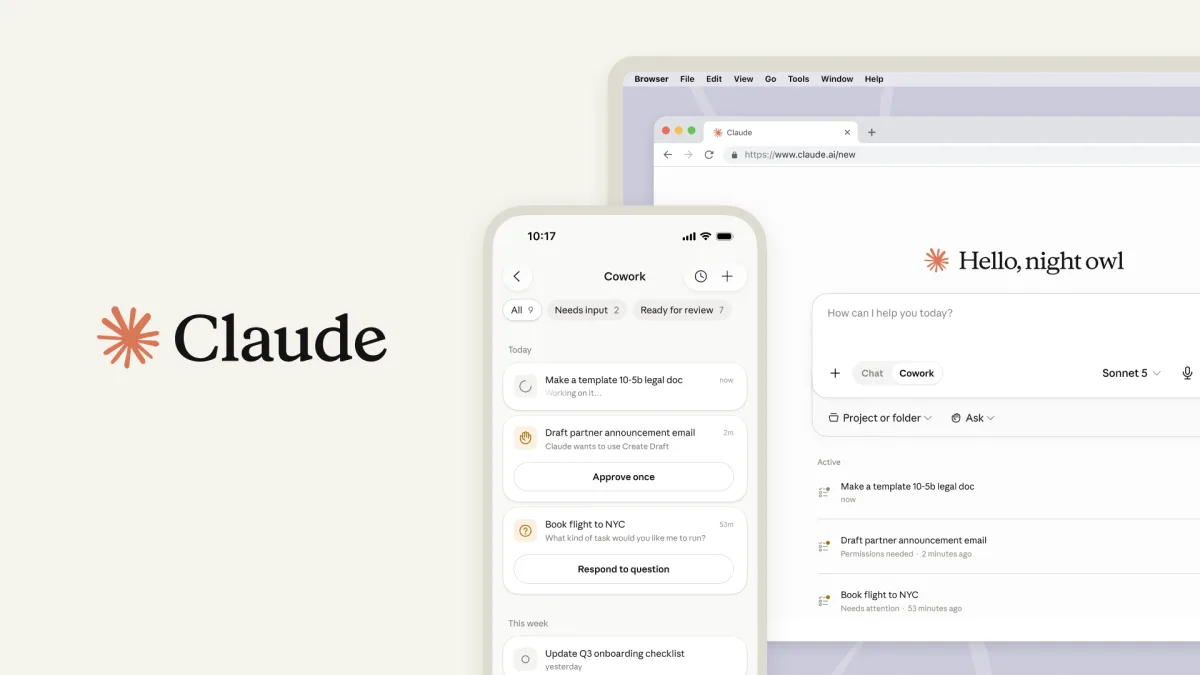 Claude Cowork expands to mobile and web