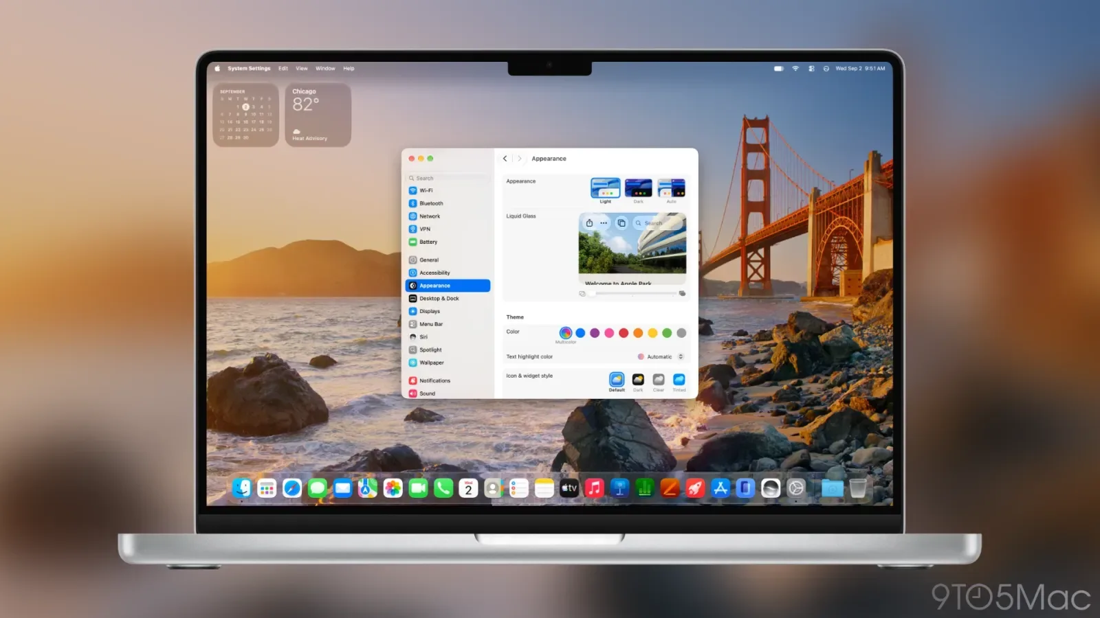 macOS 27 gives you more control over Liquid Glass