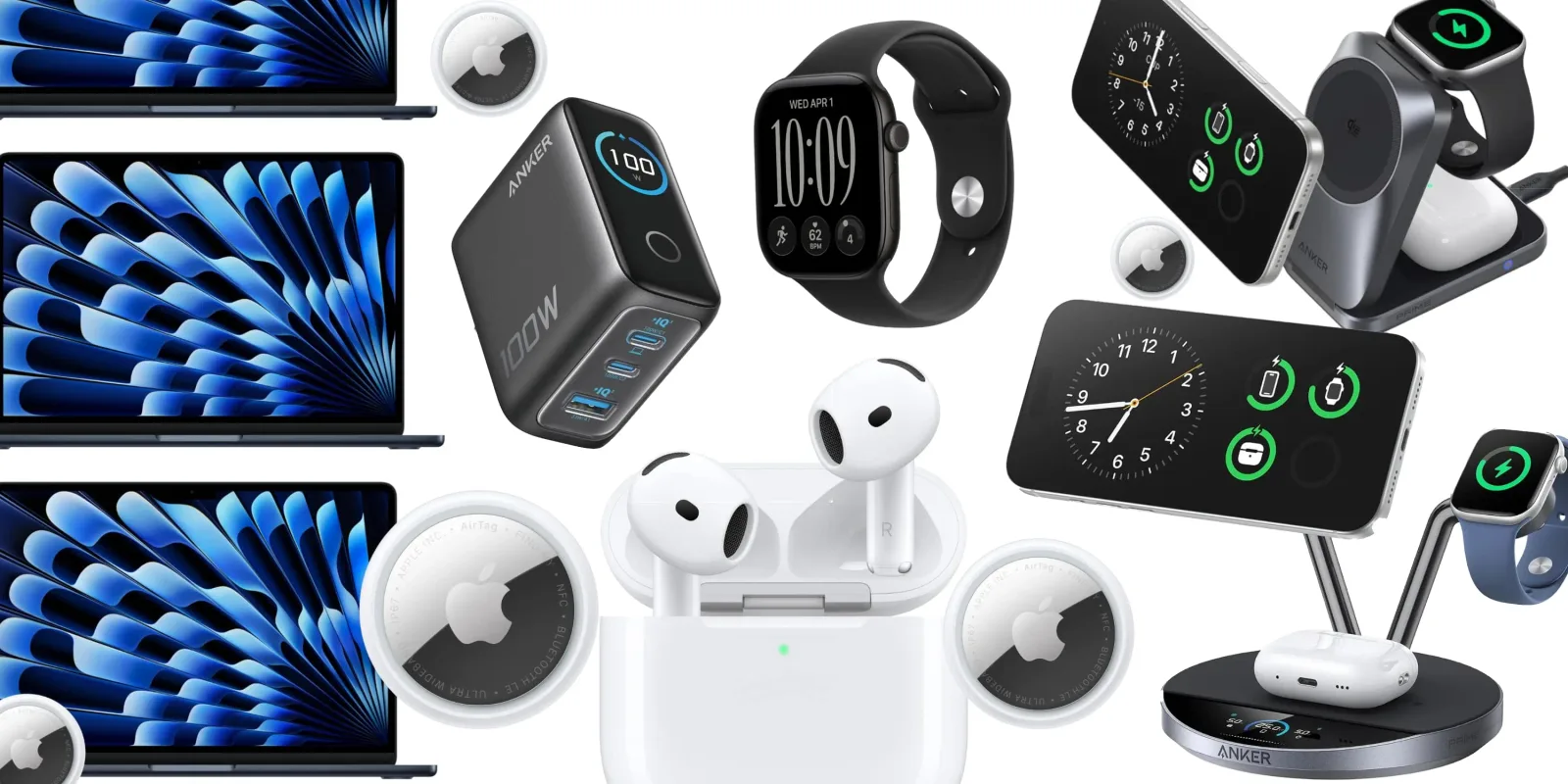 Deals: AirPods, MacBook Air $150 off, Series 12, Anker 25W MagSafe charging stations, more