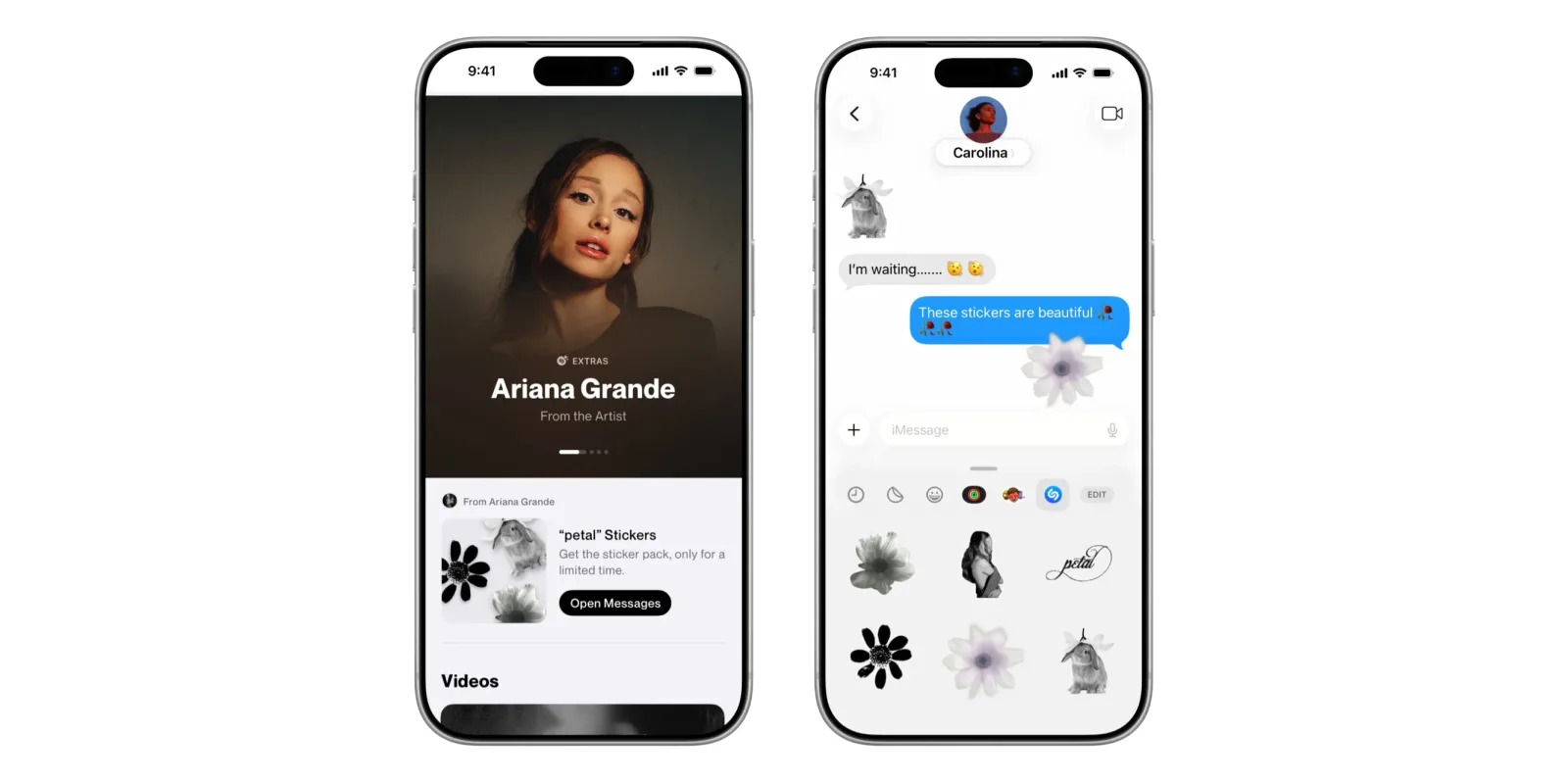 Shazam launches its first ever sticker pack to celebrate Ariana Grande's new album