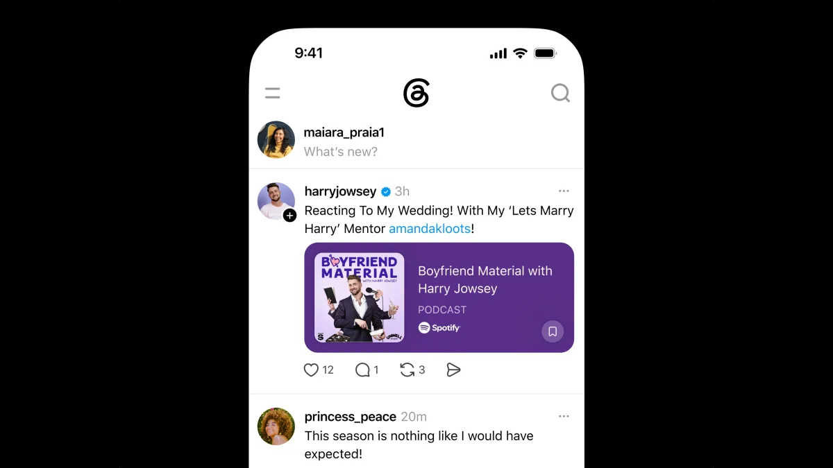 Threads' new features let podcasters promote shows and reach listeners