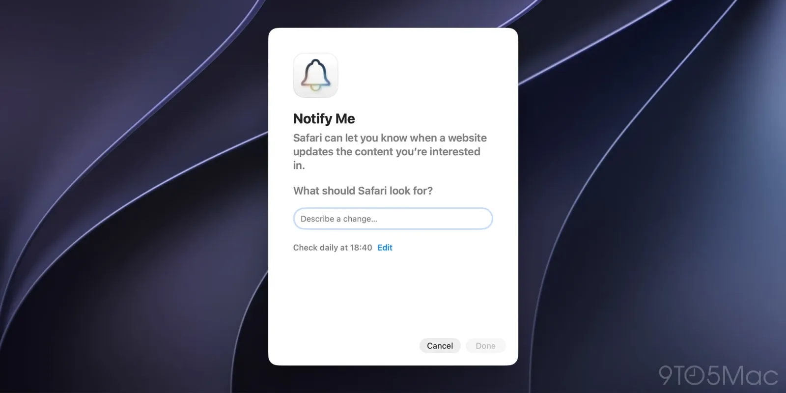 Feature Request: One change for the most important use of Notify Me