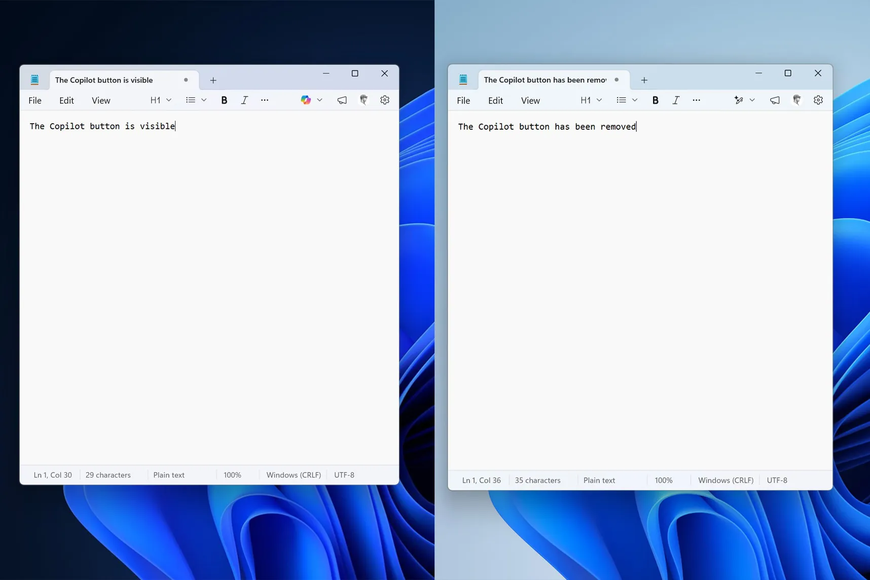 Microsoft starts removing Copilot buttons from Windows 11 apps