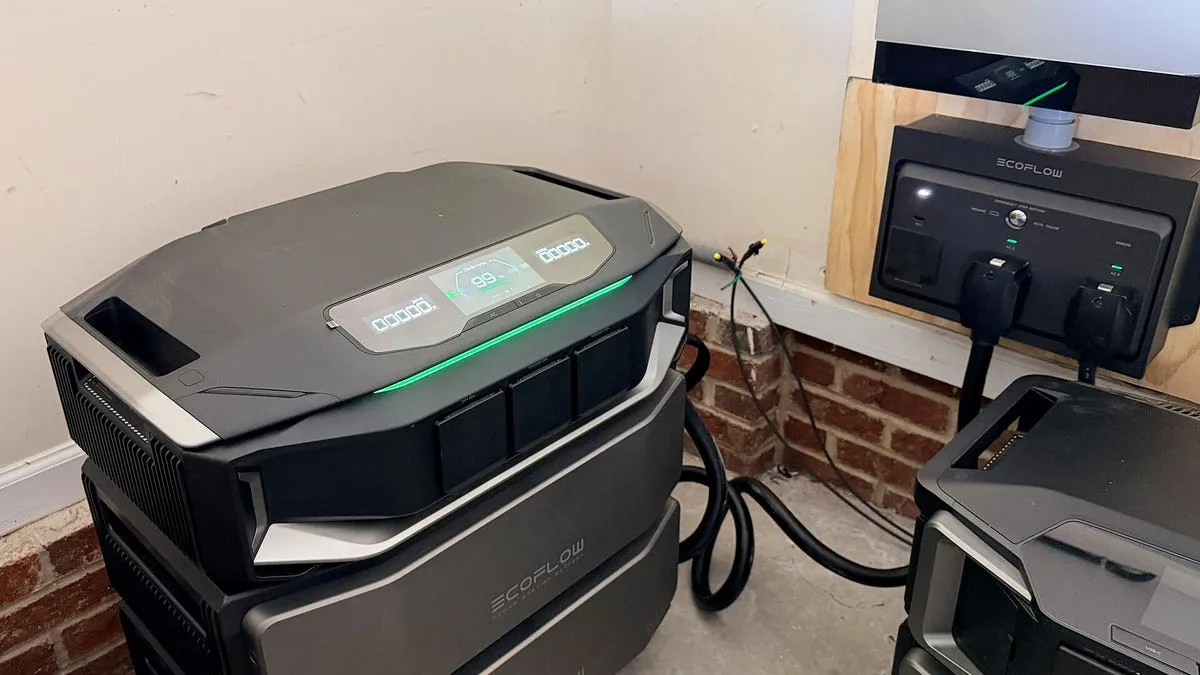 I used this EcoFlow battery to run my 3,000-sq-ft home in a blackout - here's how it kept my AC on