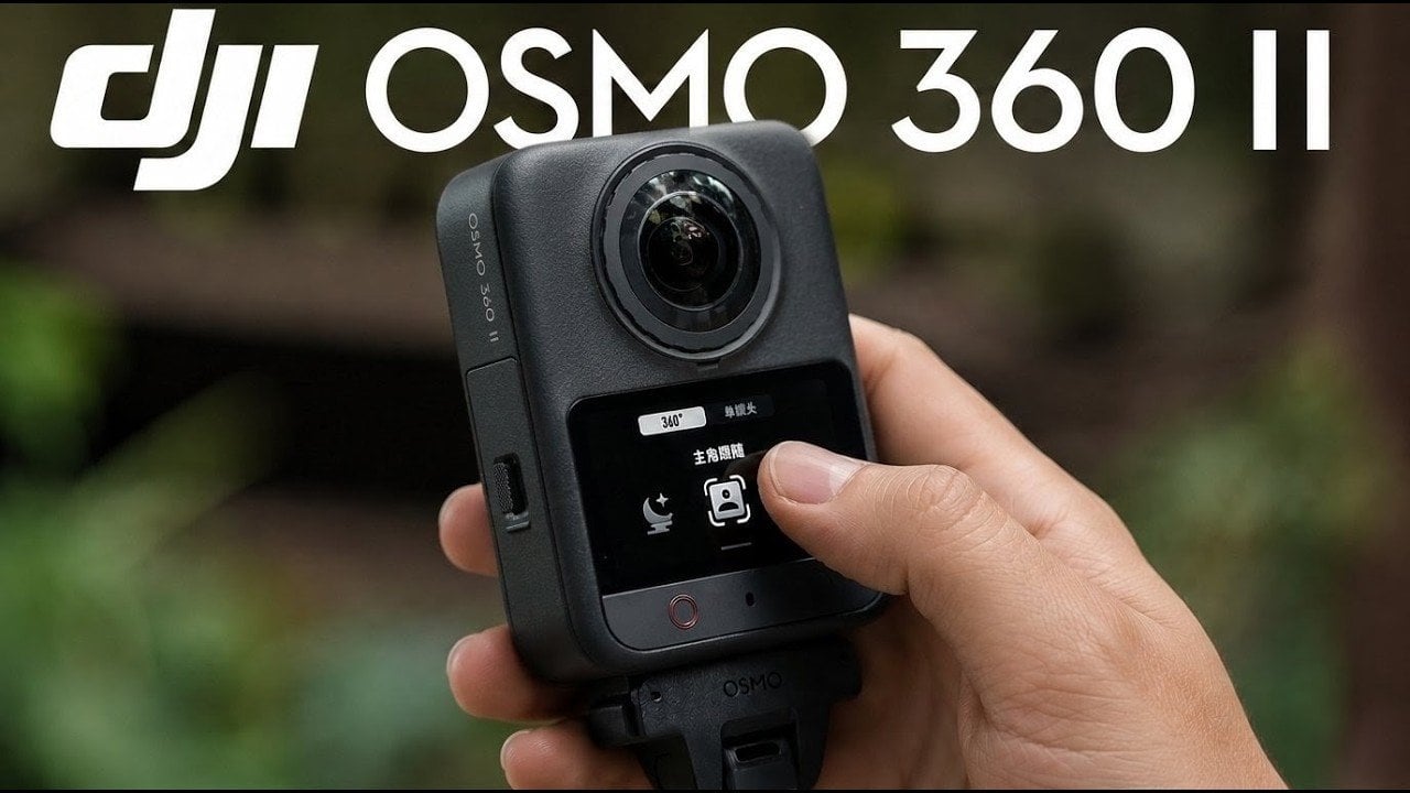 DJI Osmo 360 II: 16K Time-Lapse Meets Replaceable Lenses in $460 Package