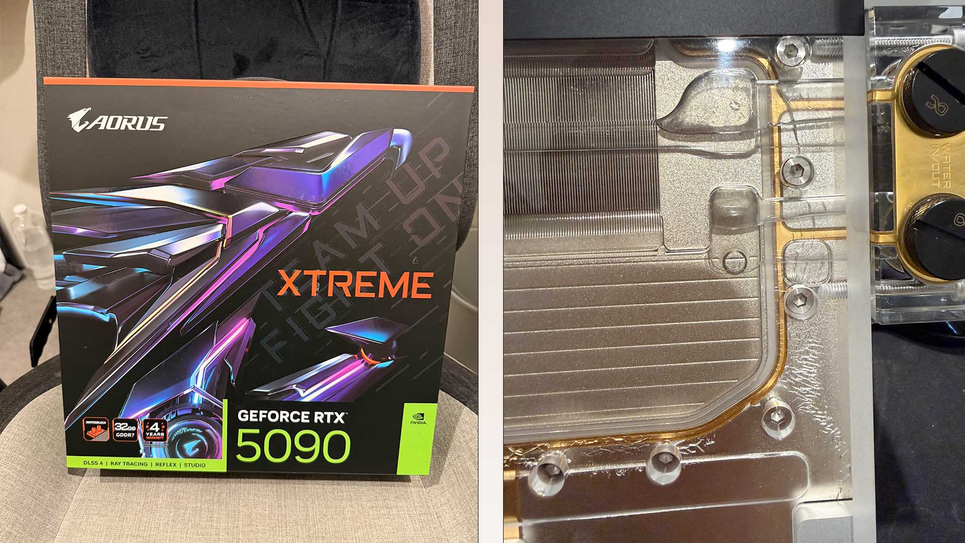 GIGABYTE AORUS RTX 5090 XTREME WATERFORCE: Cracked Waterblock in 3 Weeks Raises Serious Quality Concerns