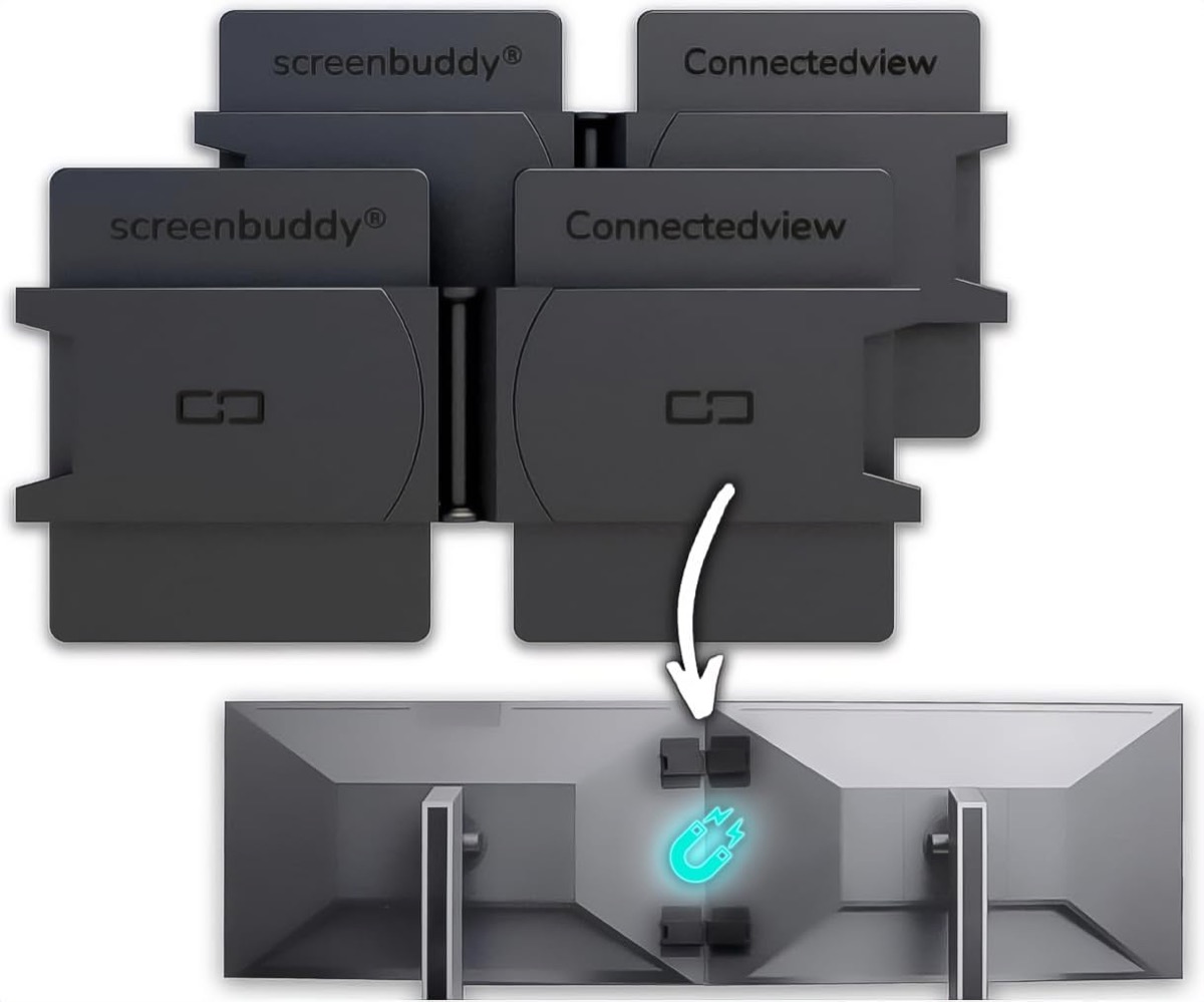 Screenbuddy Magnetic Monitor Connection Set Review: A Clever Privacy and Productivity Tool